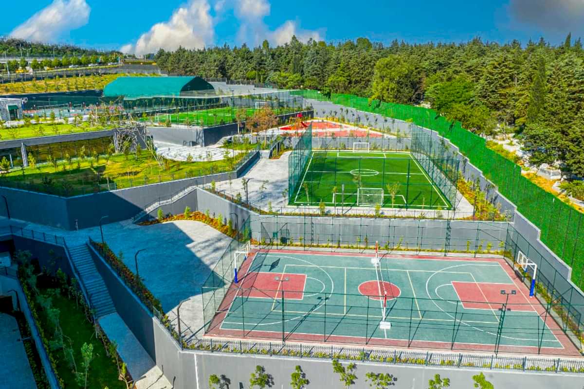 Spor Sahaları ve Zeminleri Stil Peyzaj